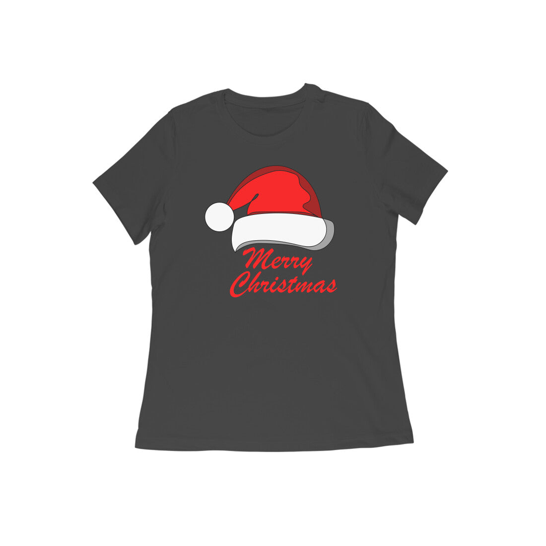 Women's Half Sleeve Round Neck T-Shirt XMAS EDITION